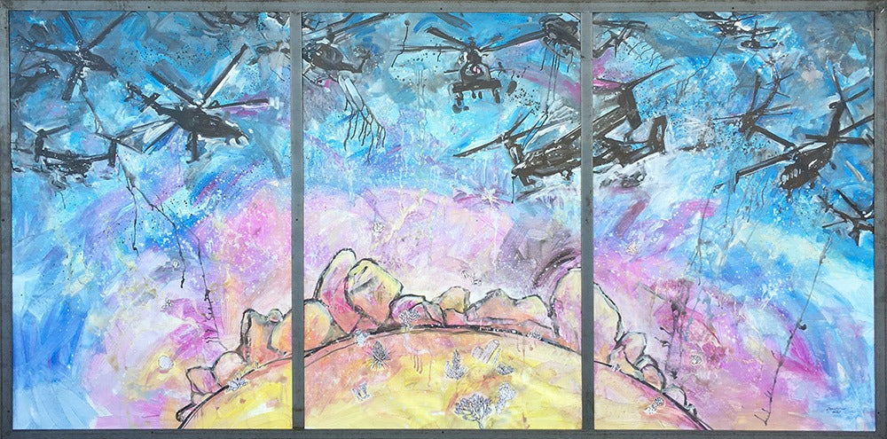 
          
            Mural II: Helicopter Apocalypse over Joshua Tree by Anna Stump
          
        