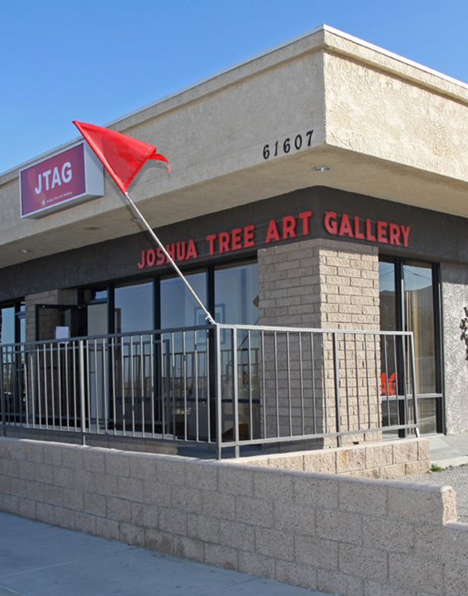 Outside corner of Joshua Tree Art Gallery